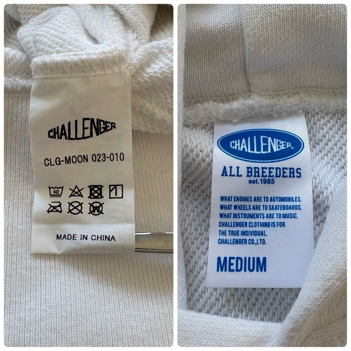 Challenger】CHALLENGER × MOON EQUIPPED HOODIE チャレンジャー Challenger】CHALLENGER × MOON EQUIPPED HOODIE チャレンジャー
