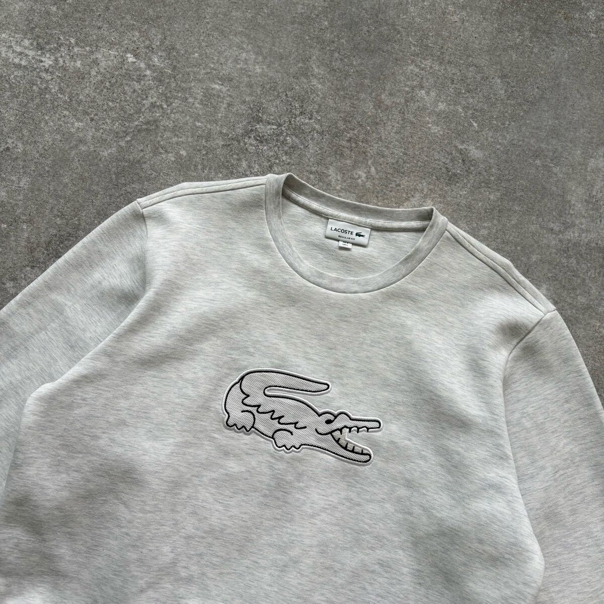 LACOSTE】ラコステ スウェットトレーナー デカロゴ オーバー LACOSTE】ラコステ スウェットトレーナー デカロゴ オーバー