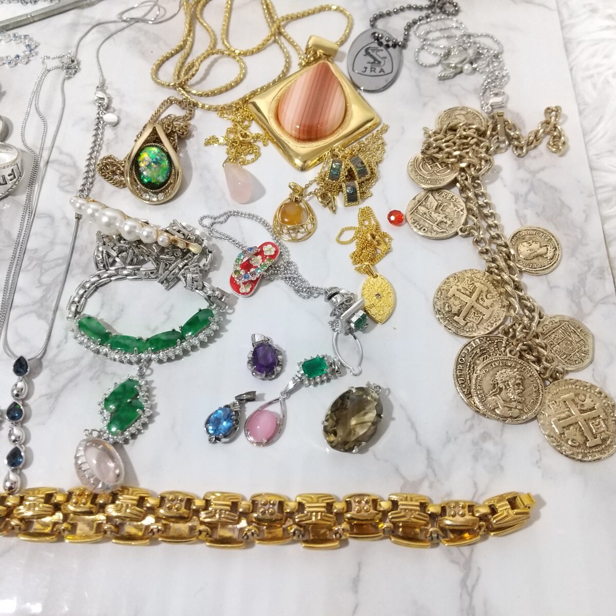 3.7kg以上 メッキ ネックレス アクセサリー シルバー