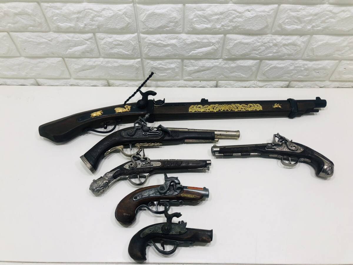 N126☆1円~☆火縄銃 アンティーク メタル製 モデルガン N126☆1円~☆火縄銃 アンティーク メタル製 モデルガン