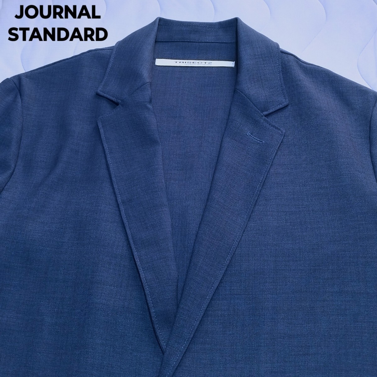 ジャーナルスタンダードトライセクト ジャケット M 薄手 紺 ネイビー JOURNAL STANDARD テーラードジャケット スーツ