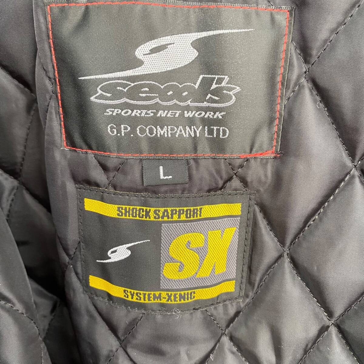 【美品】 Seool's シールズ SLB-133 ツアーウィンタージャケット Lサイズ ブラック系 黒系　 18218-100