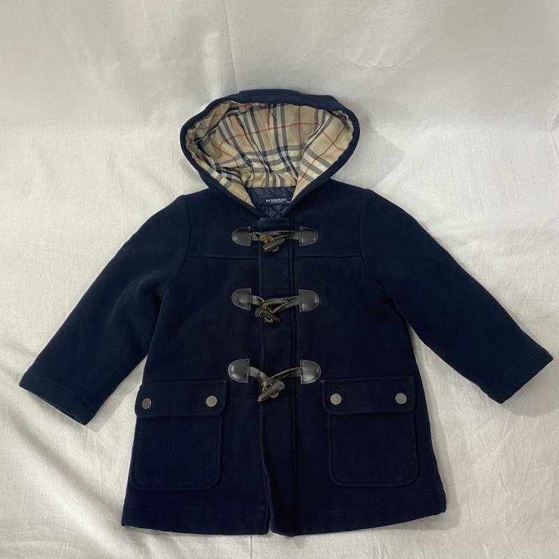 バーバリーロンドン ダッフルコート ノバチェック navy 90cm 90cm