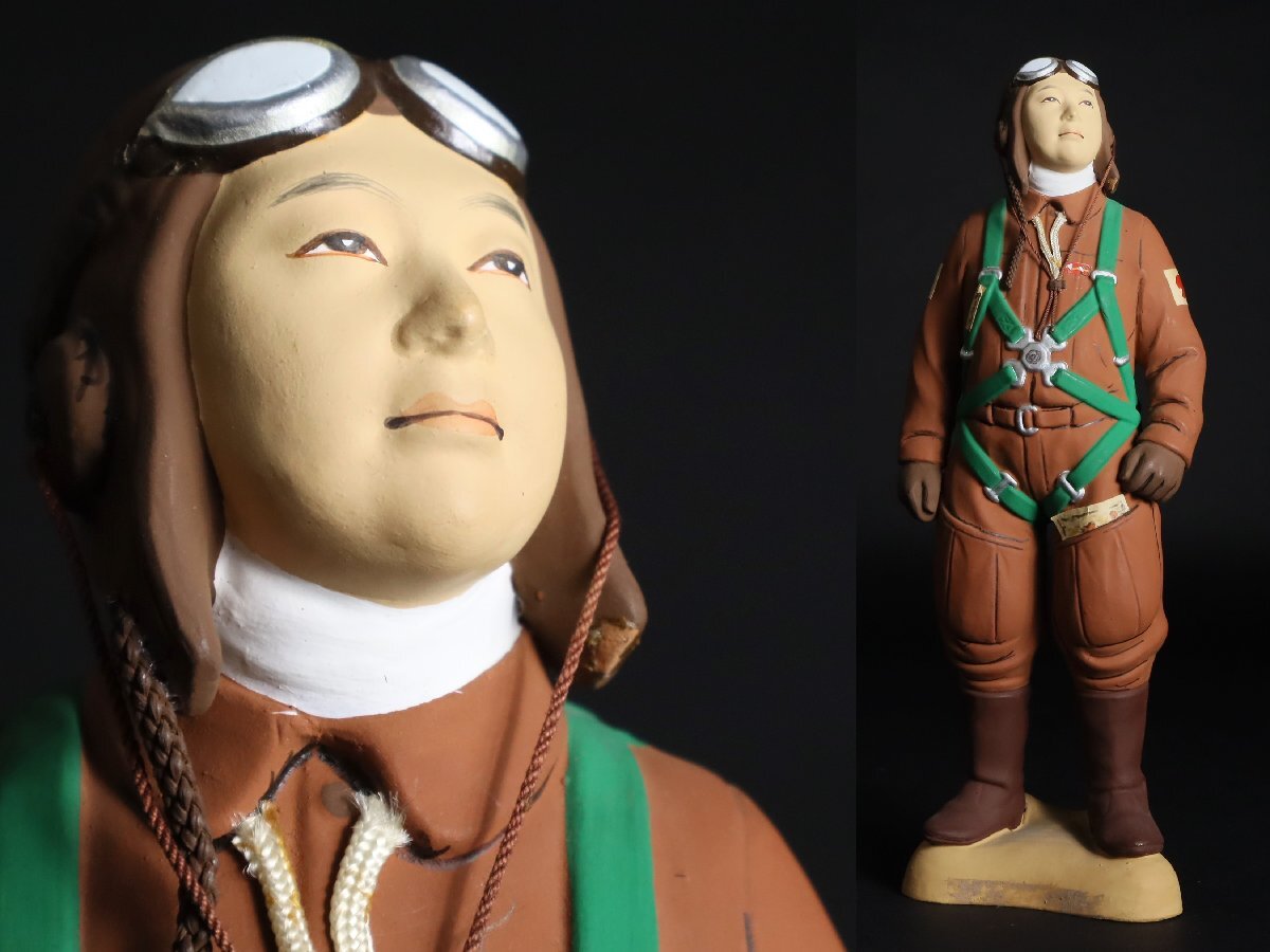2024新商品 小島一義 博多人形 希少 作 郷土 日本人形 日本軍 少年飛行兵 その他