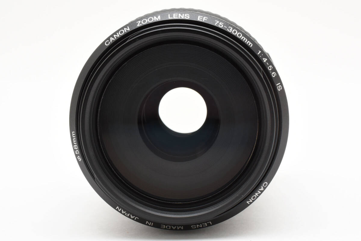 * прекрасный товар * Canon EF 75-300mm F4-5.6 IS USM Canon чистый исправно работает стабилизация изображения линзы *562