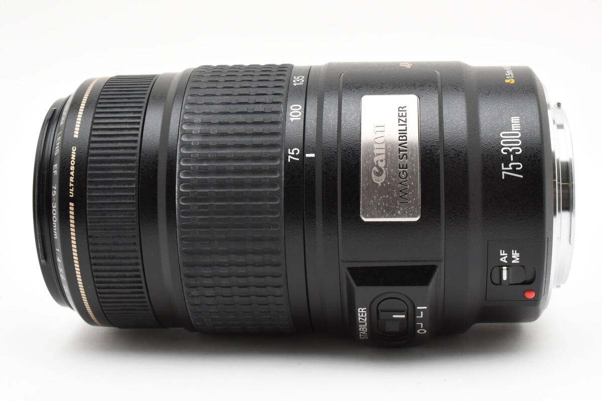 * прекрасный товар * Canon EF 75-300mm F4-5.6 IS USM Canon чистый исправно работает стабилизация изображения линзы *562