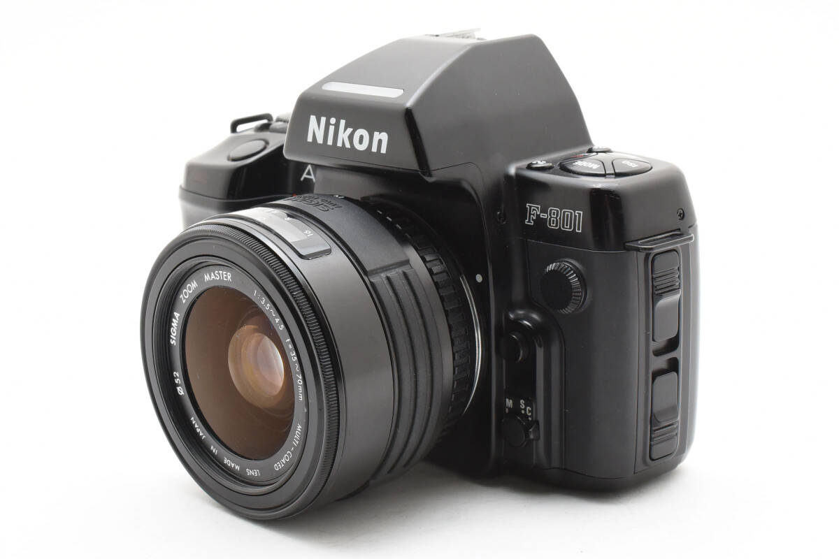 上美品 AFレンズセット】NIKONニコン F-801ボディ/SIGMA ZOOM 上美品 AFレンズセット】NIKONニコン F-801ボディ/SIGMA ZOOM