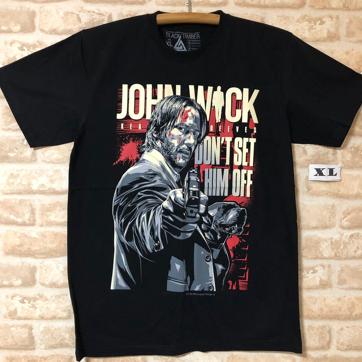 新品 ジョンウィック Tシャツ XLサイズ キアヌリーブス 映画T 新品 ジョンウィック Tシャツ XLサイズ キアヌリーブス 映画T