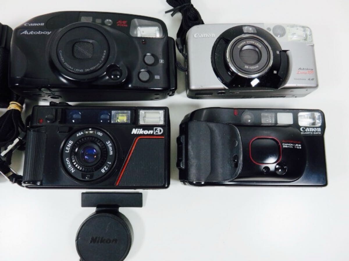 フィルムカメラ まとめて Canon Autoboy / Nikon L35AD / Konica フィルムカメラ まとめて Canon Autoboy / Nikon L35AD / Konica