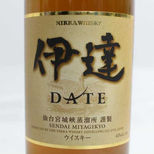 NIKKA(ニッカ)伊達 DATE 仙台宮城峡蒸溜所 謹製 旧 43% 700ml NIKKA(ニッカ)伊達 DATE 仙台宮城峡蒸溜所 謹製 旧 43% 700ml