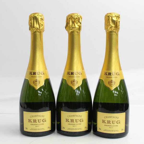 1円~【3本セット】KRUG(クリュッグ)グラン キュヴェ ハーフ 1円~【3本セット】KRUG(クリュッグ)グラン キュヴェ ハーフ