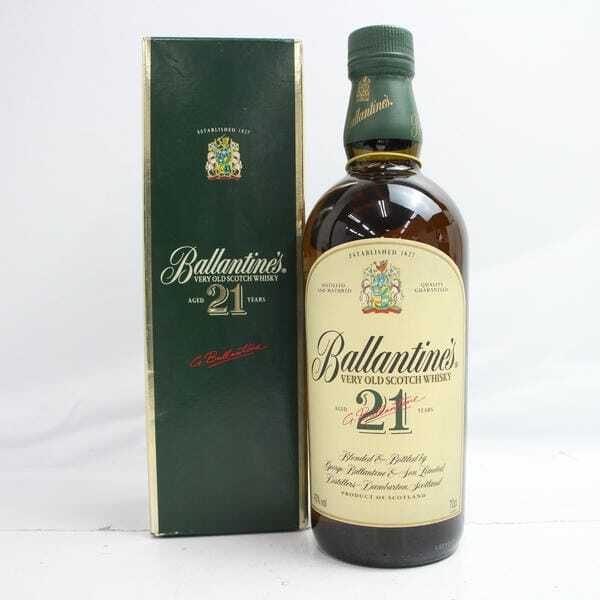 1円~Ballantines（バランタイン）21年 ベリーオールド 43％ 700ml G25D080037