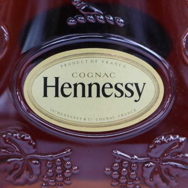 1円~Hennessy（ヘネシー）XO 黒キャップ クリアボトル 40