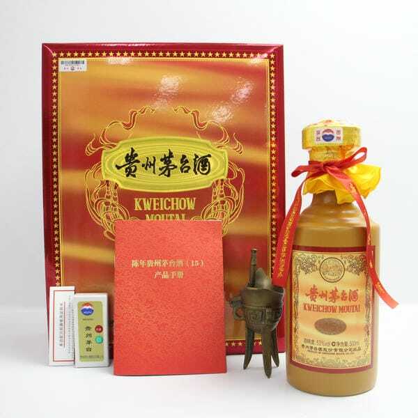 貴州茅台酒(マオタイ酒)15年 53% 500ml(重量 982g 貴州茅台酒(マオタイ酒)15年 53% 500ml(重量 982g