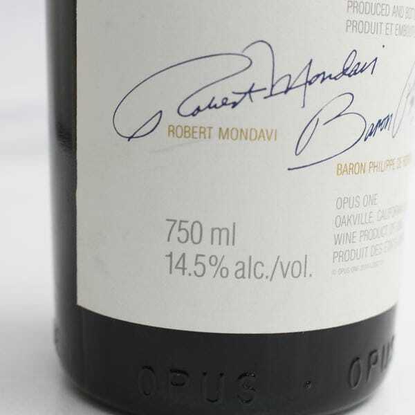 OPUS ONE(オーパスワン)2008 14.5% 750ml ※裏ラベルキズ OPUS ONE(オーパスワン)2008 14.5% 750ml ※裏ラベルキズ