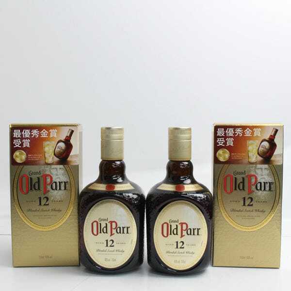 1円~【2本セット】Grand Old Parr(グランド オールド パー)12 1円~【2本セット】Grand Old Parr(グランド オールド パー)12