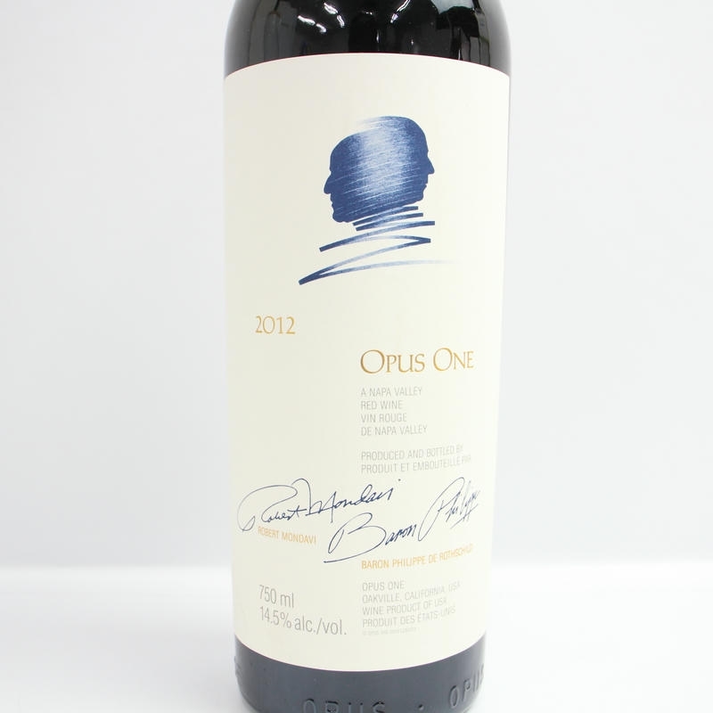 OPUS ONE(オーパスワン)2012 14.5% 750ml X25D170035 OPUS ONE(オーパスワン)2012 14.5% 750ml X25D170035