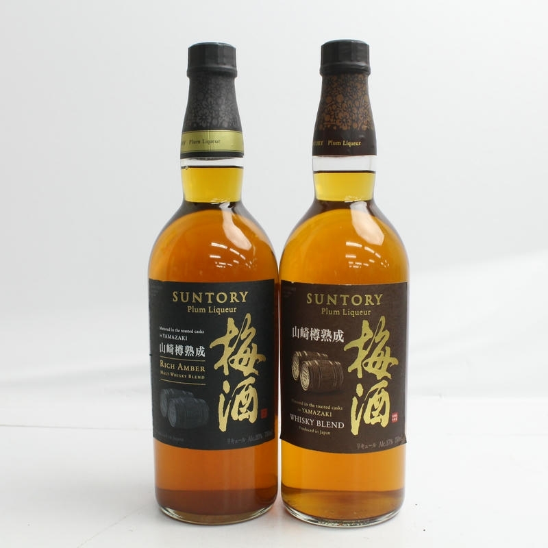 1円~【2本セット】SUNTORY(サントリー)山崎樽熟成 梅酒 各種 1円~【2本セット】SUNTORY(サントリー)山崎樽熟成 梅酒 各種