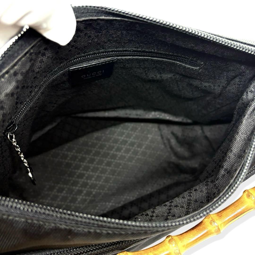上品デザイン】正規品 GUCCI グッチ バンブー ハンドバッグ 黒 上品デザイン】正規品 GUCCI グッチ バンブー ハンドバッグ 黒