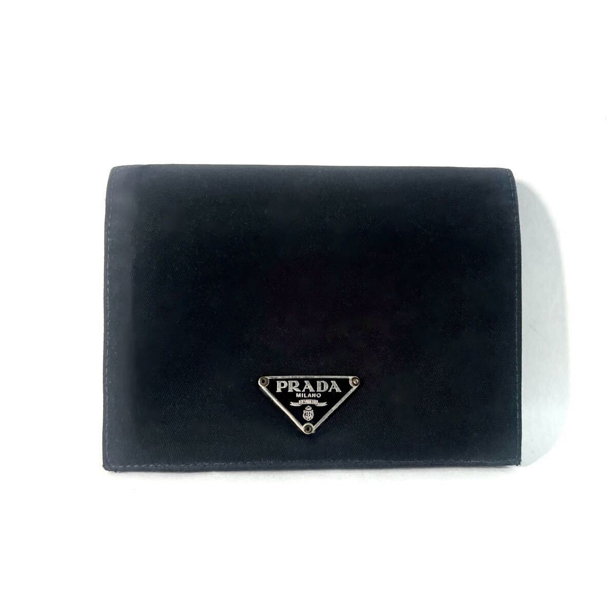 美品 1円〜 PRADA プラダ ナイロン 財布 コンパクト ウォレット 美品 1円〜 PRADA プラダ ナイロン 財布 コンパクト ウォレット