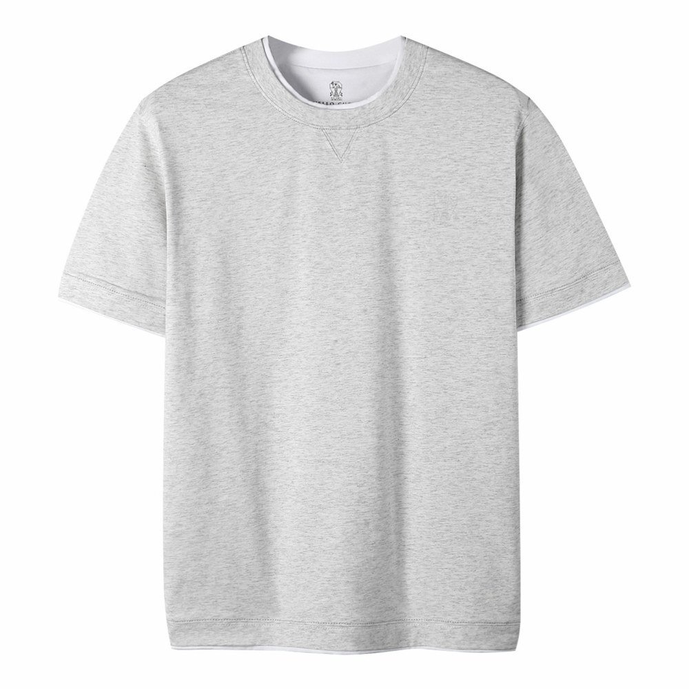 BRUNELLO CUCINELLI ブルネロクチネリ 半袖tシャツ カットソー BRUNELLO CUCINELLI ブルネロクチネリ 半袖tシャツ カットソー