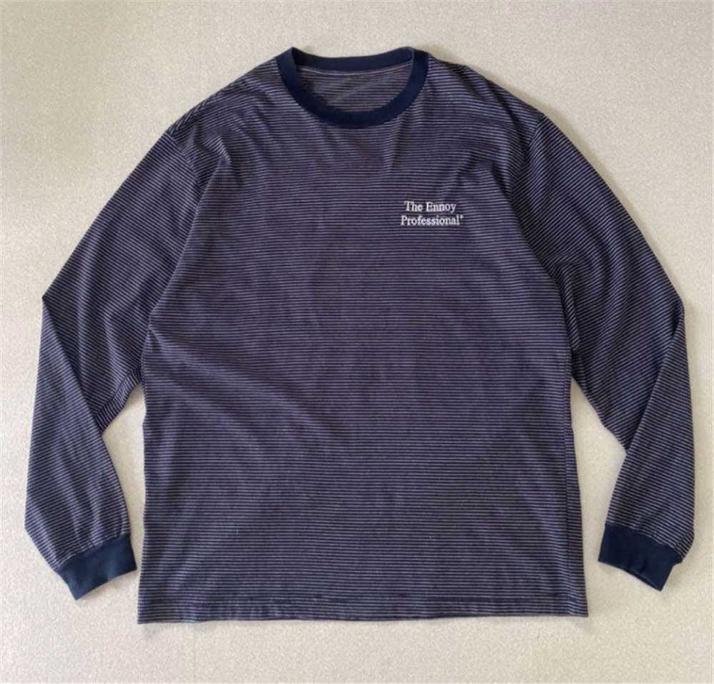 The Ennoy Professional 長袖Tシャツ カットソー ユニセックス The Ennoy Professional 長袖Tシャツ カットソー ユニセックス