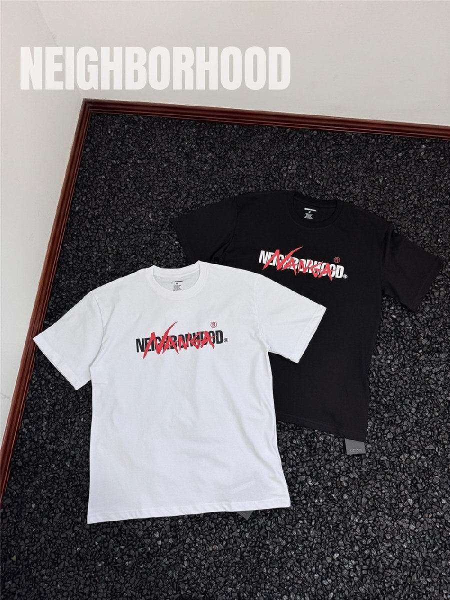 【NEIGHBORHOOD】NH X NANGA . TEE SS Tシャツ ナンガ ホワイト 半袖 カットソー 黒 Mサイズ