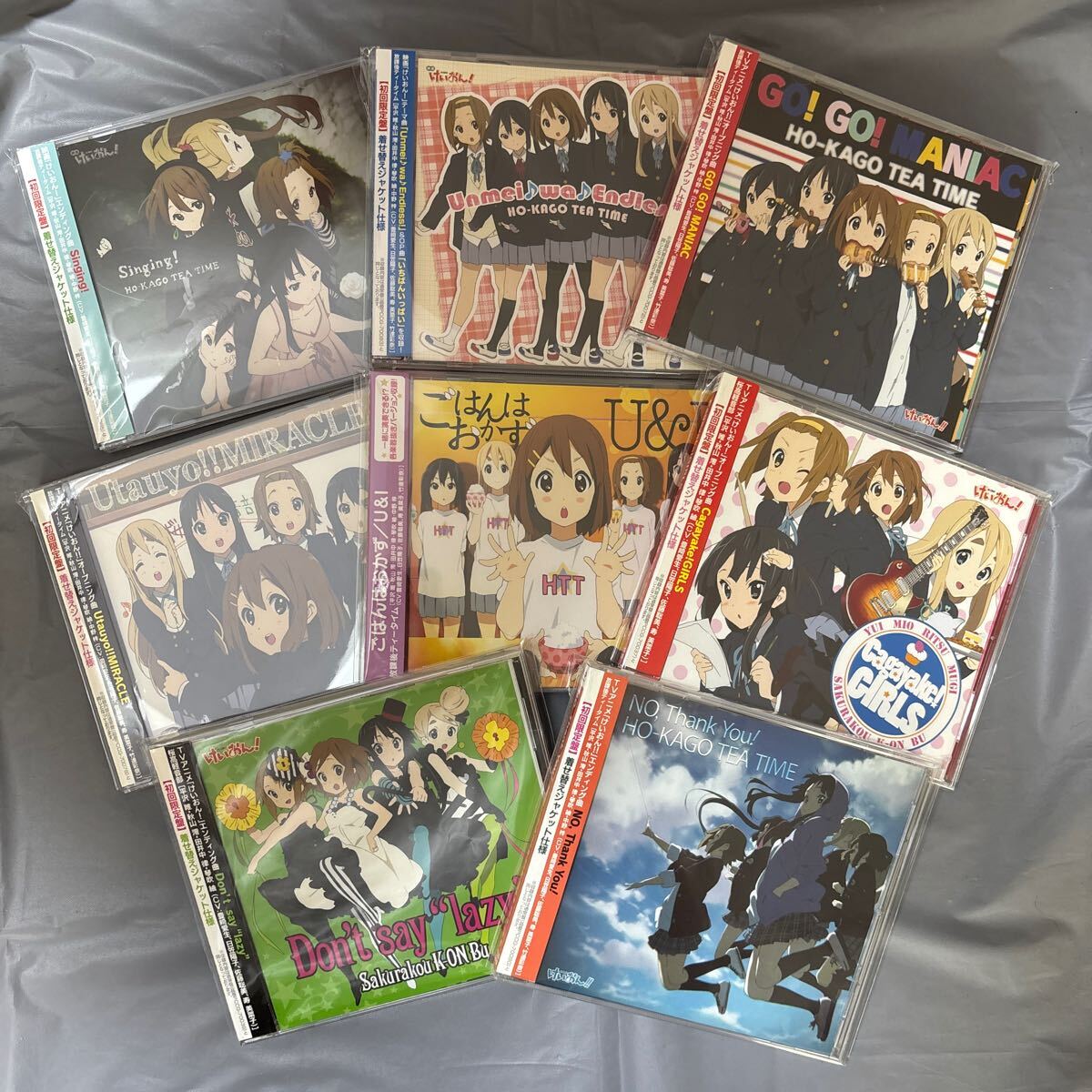 けいおん シングルCD 8枚セット ごはんはおかず GO GO MANIAC けいおん シングルCD 8枚セット ごはんはおかず GO GO MANIAC
