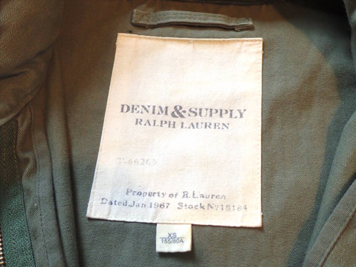 Ralph Lauren(ラルフローレン)DENIM&SUPPLY ミリタリージャケットメンズsize(XS)155/80A