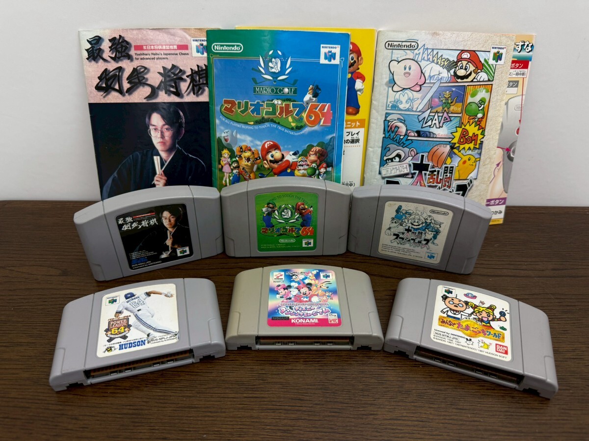 I☆ 中古品 Nintendo 任天堂 ニンテンドー 64 ソフト 6本 お I☆ 中古品 Nintendo 任天堂 ニンテンドー 64 ソフト 6本 お