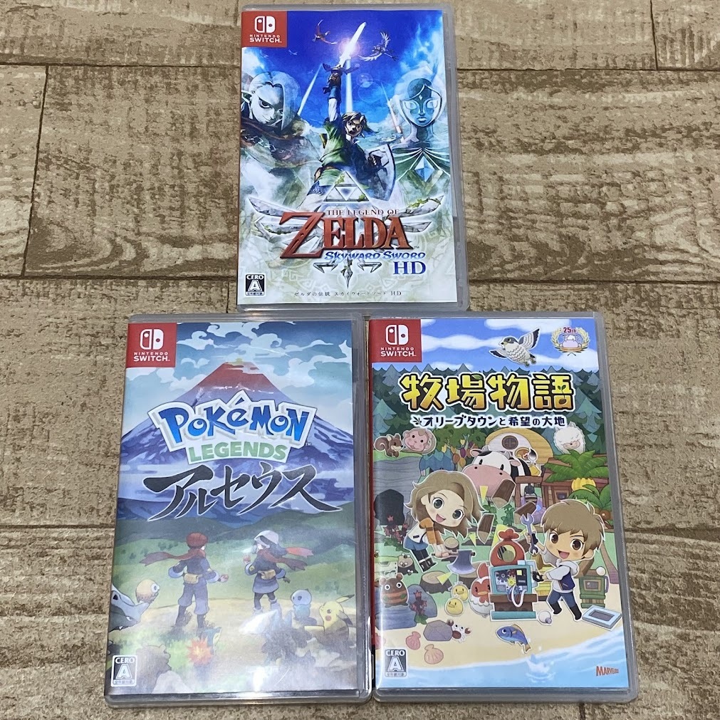 08w8362☆1円~スイッチソフト 3本セット 牧場物語 08w8362☆1円~スイッチソフト 3本セット 牧場物語