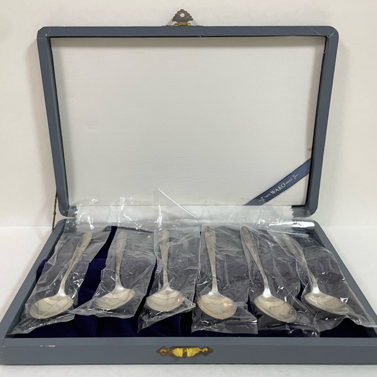 銀座和光 WAKO silver950 シルバー 純銀 銀製 Ag AG スプーン6本 銀座和光 WAKO silver950 シルバー 純銀 銀製 Ag AG スプーン6本