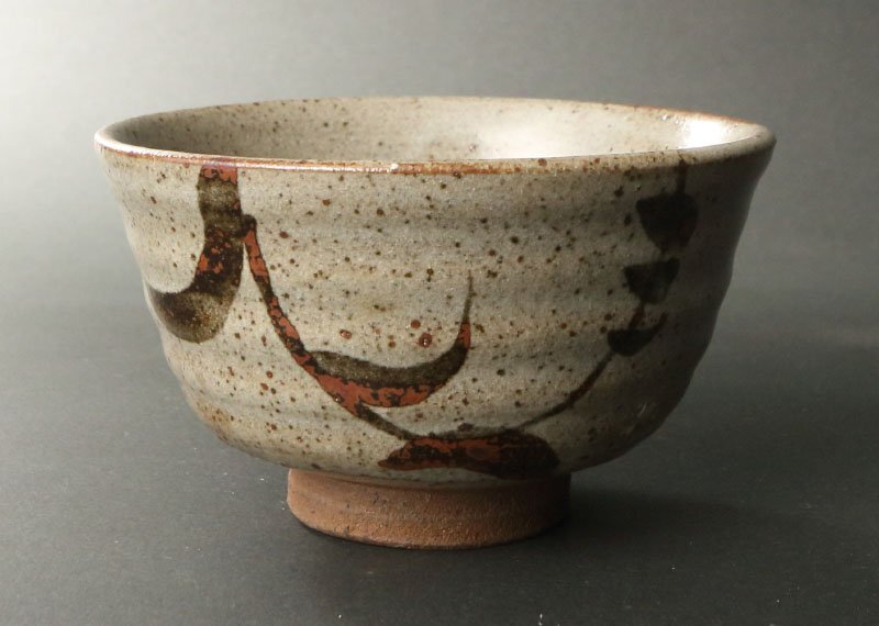 委託HK◇時代 絵唐津茶碗(茶道具 陶磁器 陶芸 唐津焼 古唐津 絵 委託HK◇時代 絵唐津茶碗(茶道具 陶磁器 陶芸 唐津焼 古唐津 絵