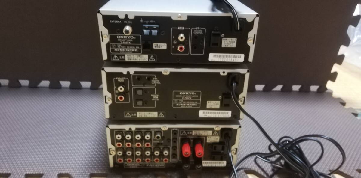 ONKYO プリメインアンプ A-905FX CDプレーヤーC-705FX FM/AM ONKYO プリメインアンプ A-905FX CDプレーヤーC-705FX FM/AM