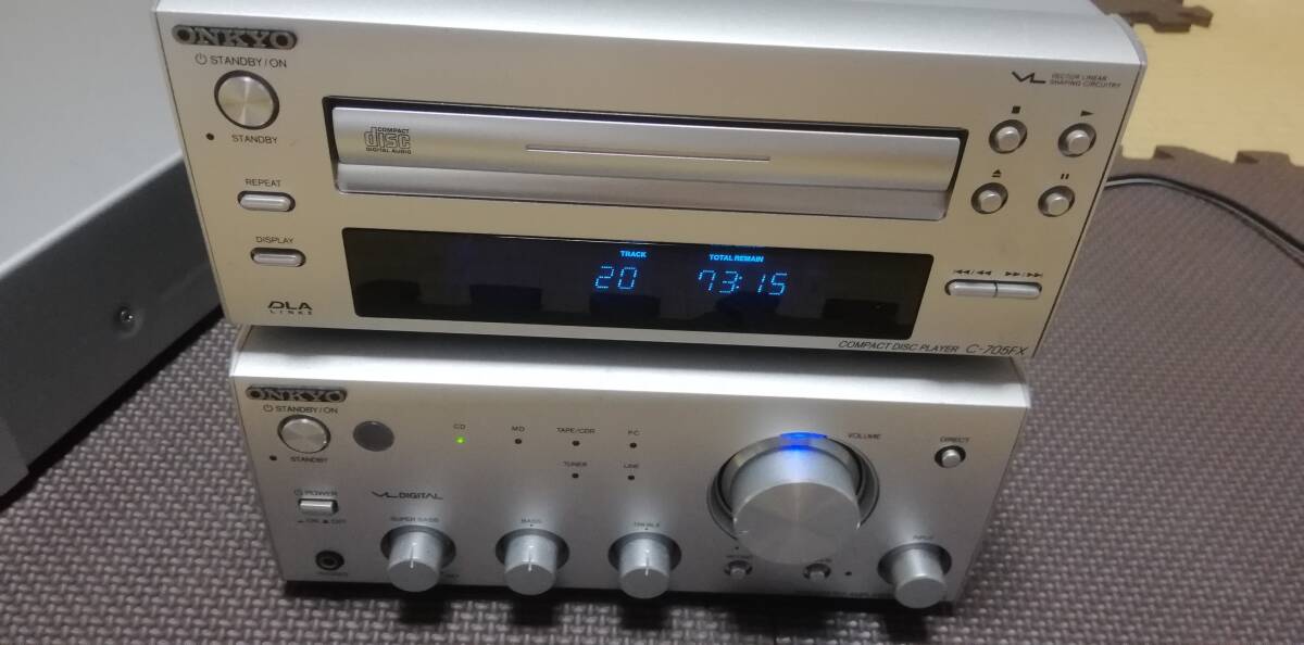 ONKYO プリメインアンプ A-905FX CDプレーヤーC-705FX FM/AM ONKYO プリメインアンプ A-905FX CDプレーヤーC-705FX FM/AM