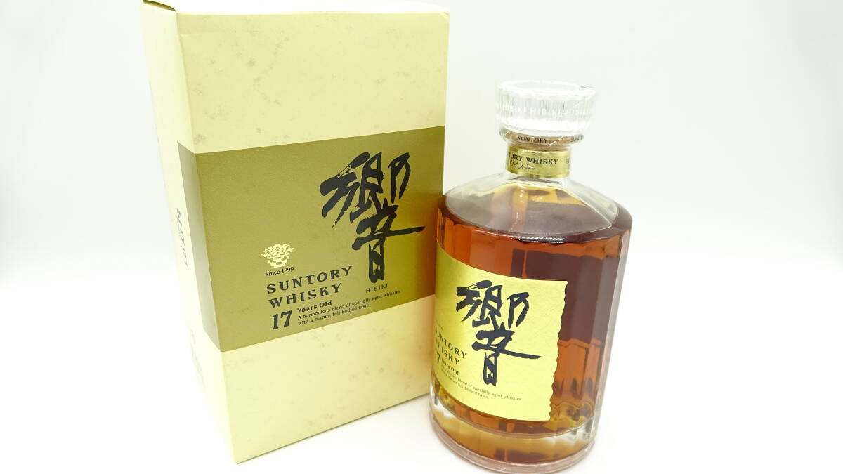 □未開栓保管品 SUNTORY(サントリー)響 17年 旧 ゴールド □未開栓保管品 SUNTORY(サントリー)響 17年 旧 ゴールド