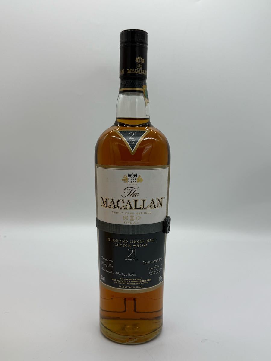 古酒 The MACALLAN 21 YEARS OLD FINE OAK マッカラン 21年 古酒 The MACALLAN 21 YEARS OLD FINE OAK マッカラン 21年