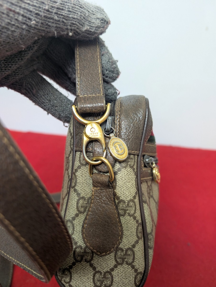 美品 極希少 Gucci シェリーライン ショルダーバッグ オールド 美品 極希少 Gucci シェリーライン ショルダーバッグ オールド