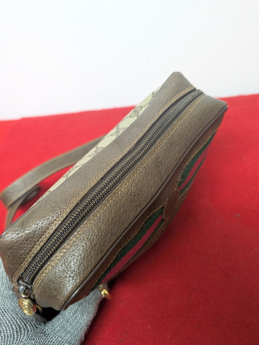 美品 極希少 Gucci シェリーライン ショルダーバッグ オールド 美品 極希少 Gucci シェリーライン ショルダーバッグ オールド