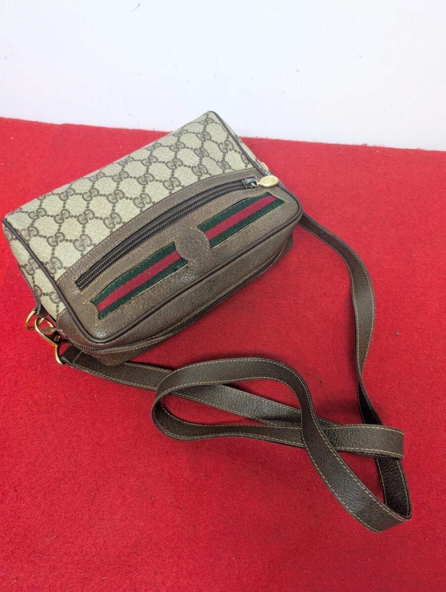 美品 極希少 Gucci シェリーライン ショルダーバッグ オールド 美品 極希少 Gucci シェリーライン ショルダーバッグ オールド