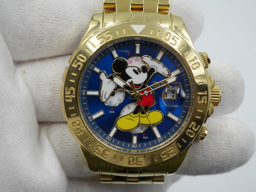 秒針不良ジャンク品○インヴィクタ ディズニー 3000本限定 秒針不良ジャンク品○インヴィクタ ディズニー 3000本限定