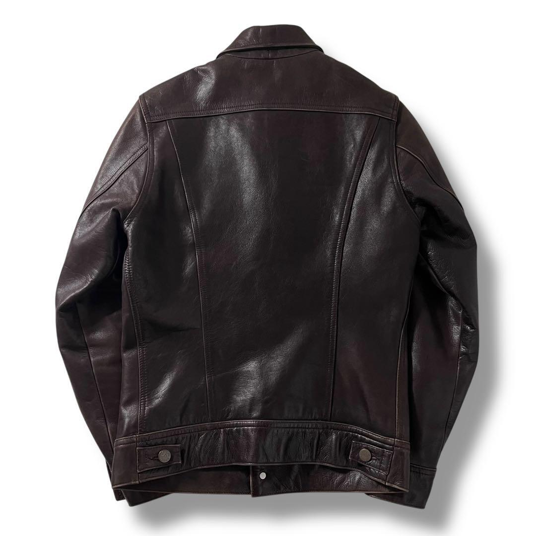 Lee リー レザージャケット 101J 本革 古着 Gジャン タイプ Lee リー レザージャケット 101J 本革 古着 Gジャン タイプ