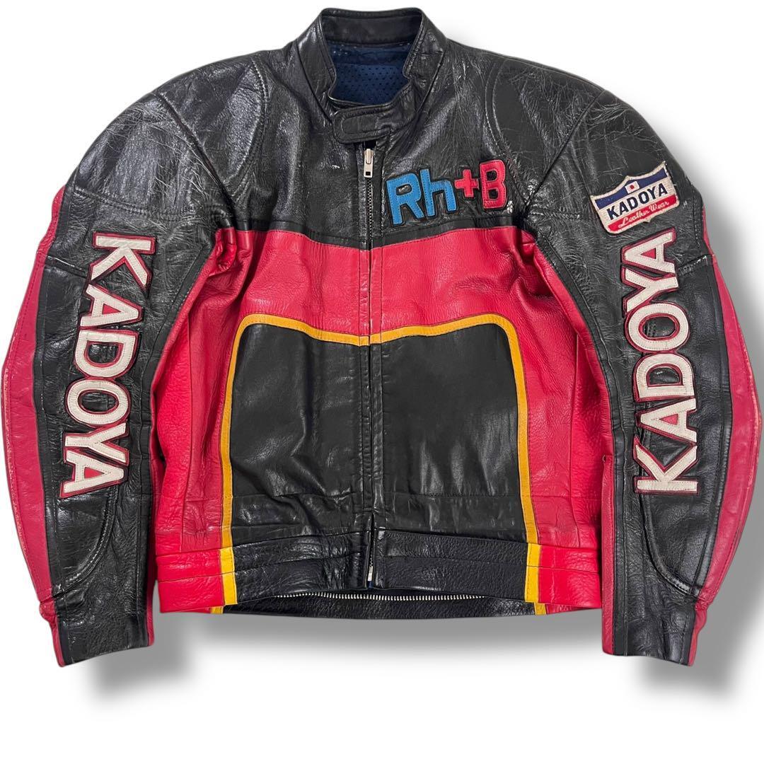 KADOYA レーシングスーツ カドヤ ジャケット パンツ 革ツナギ KADOYA レーシングスーツ カドヤ ジャケット パンツ 革ツナギ