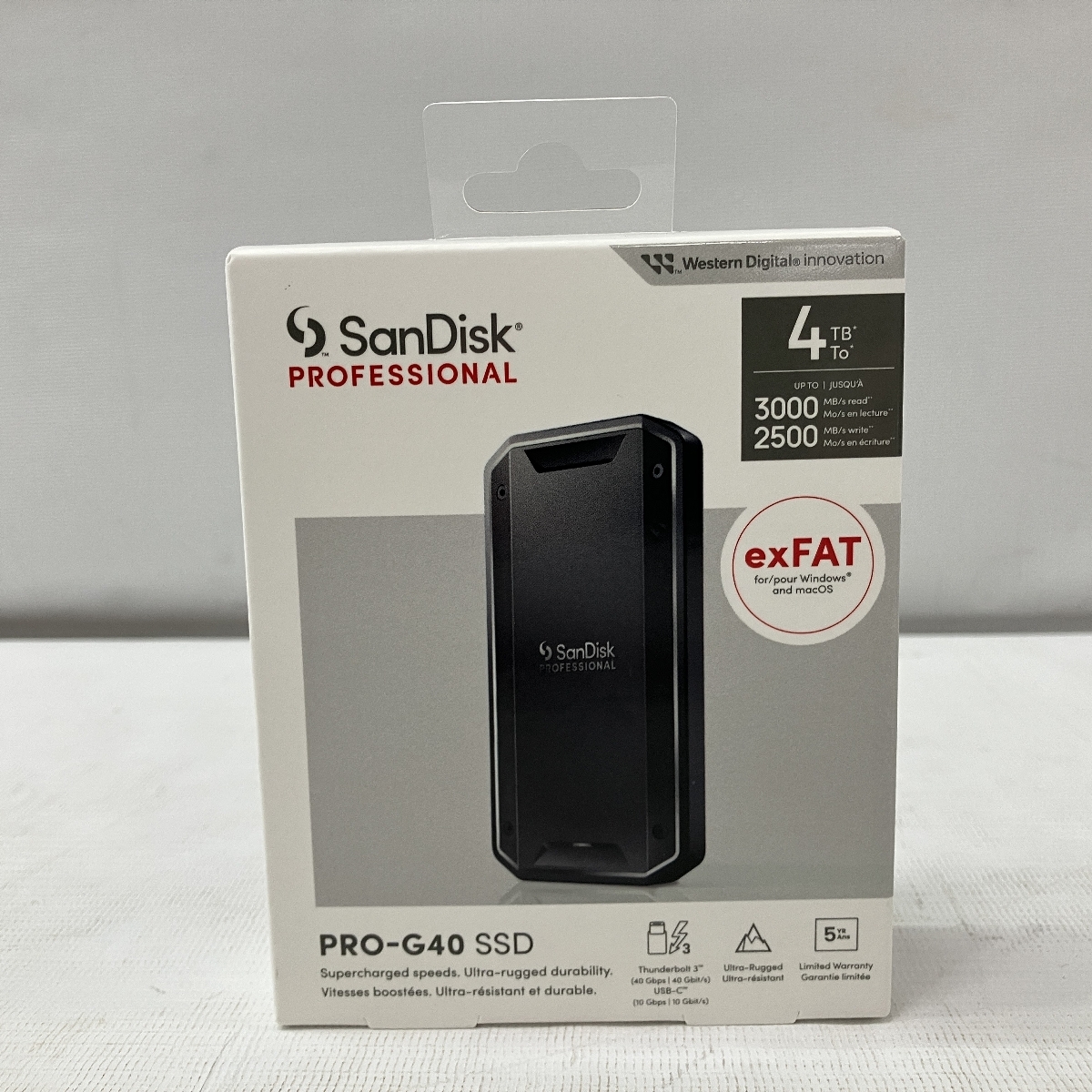 SanDisk PRO-G40 SSD プロフェッショナル 外付け ポータブルSSD SanDisk PRO-G40 SSD プロフェッショナル 外付け ポータブルSSD