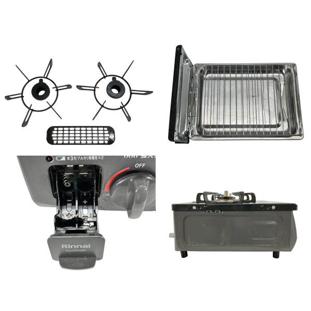 Rinnai KG35NBKL RT35NJH ガスコンロ ガステーブル 左強火力 LP Rinnai KG35NBKL RT35NJH ガスコンロ ガステーブル 左強火力 LP