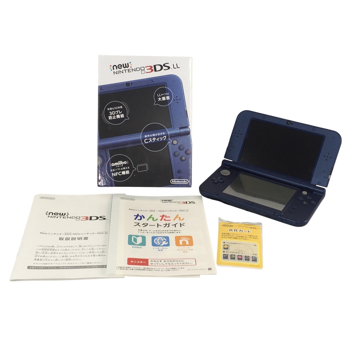 任天堂 RED-001 New Nintendo 3DS LL 本体 メタリックブルー 任天堂 RED-001 New Nintendo 3DS LL 本体 メタリックブルー