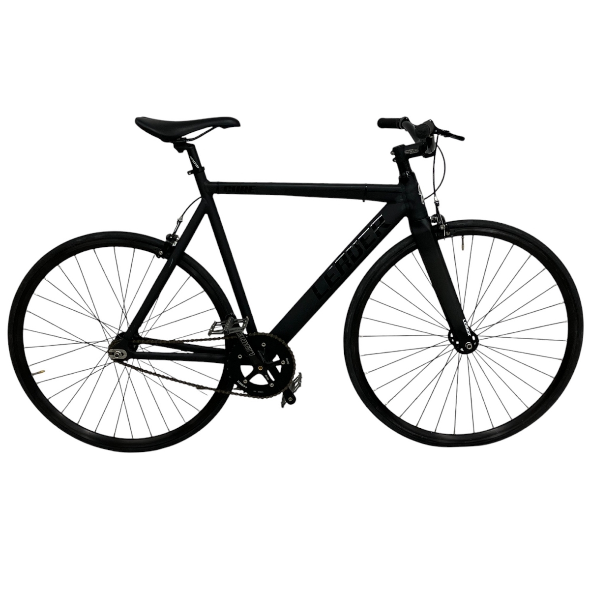 LEADER BIKES CURE Complete Bike Black ピストバイク ブレーキ LEADER BIKES CURE Complete Bike Black ピストバイク ブレーキ