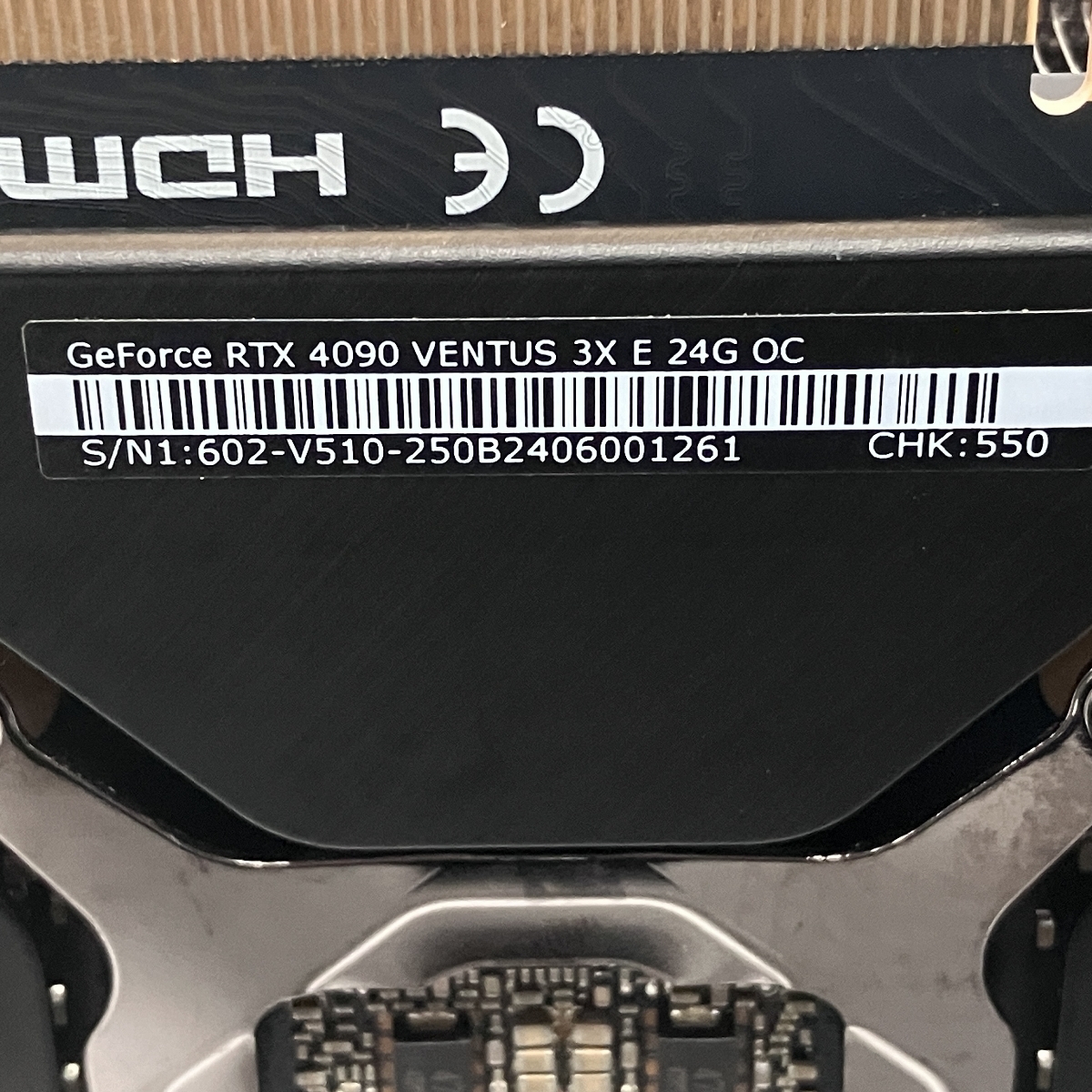 MSI GeForce RTX4090 VENTUS 3X E 24G OC グラフィックボード MSI GeForce RTX4090 VENTUS 3X E 24G OC グラフィックボード