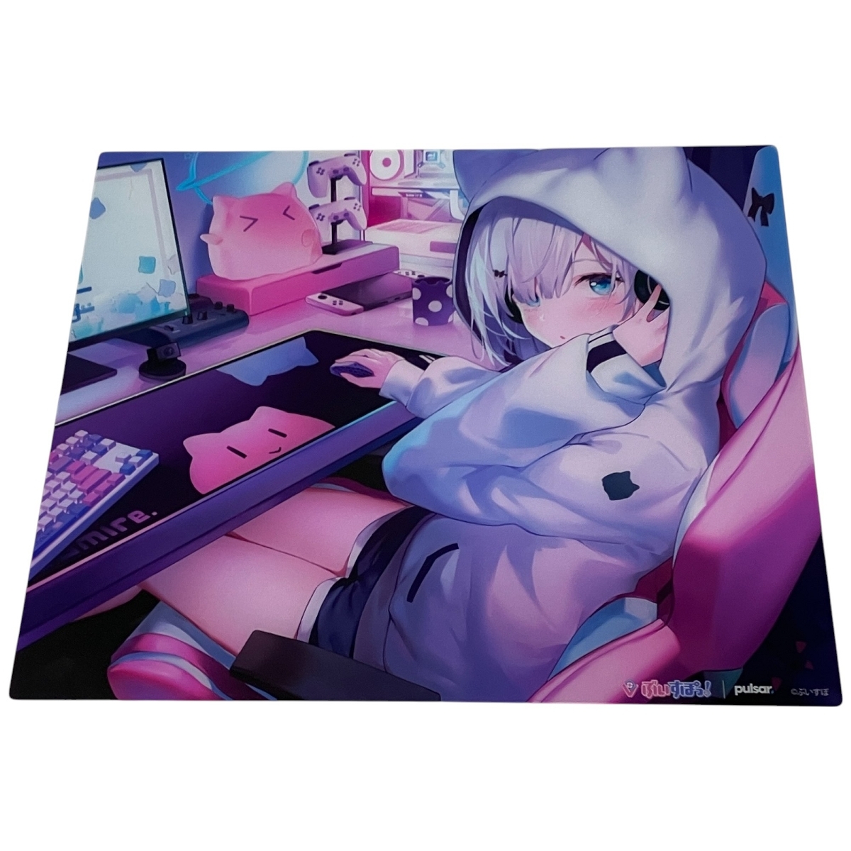 ぶいすぽっ! VSPO! GEAR 花芽 すみれ ガラス マウス パッド PC ぶいすぽっ! VSPO! GEAR 花芽 すみれ ガラス マウス パッド PC