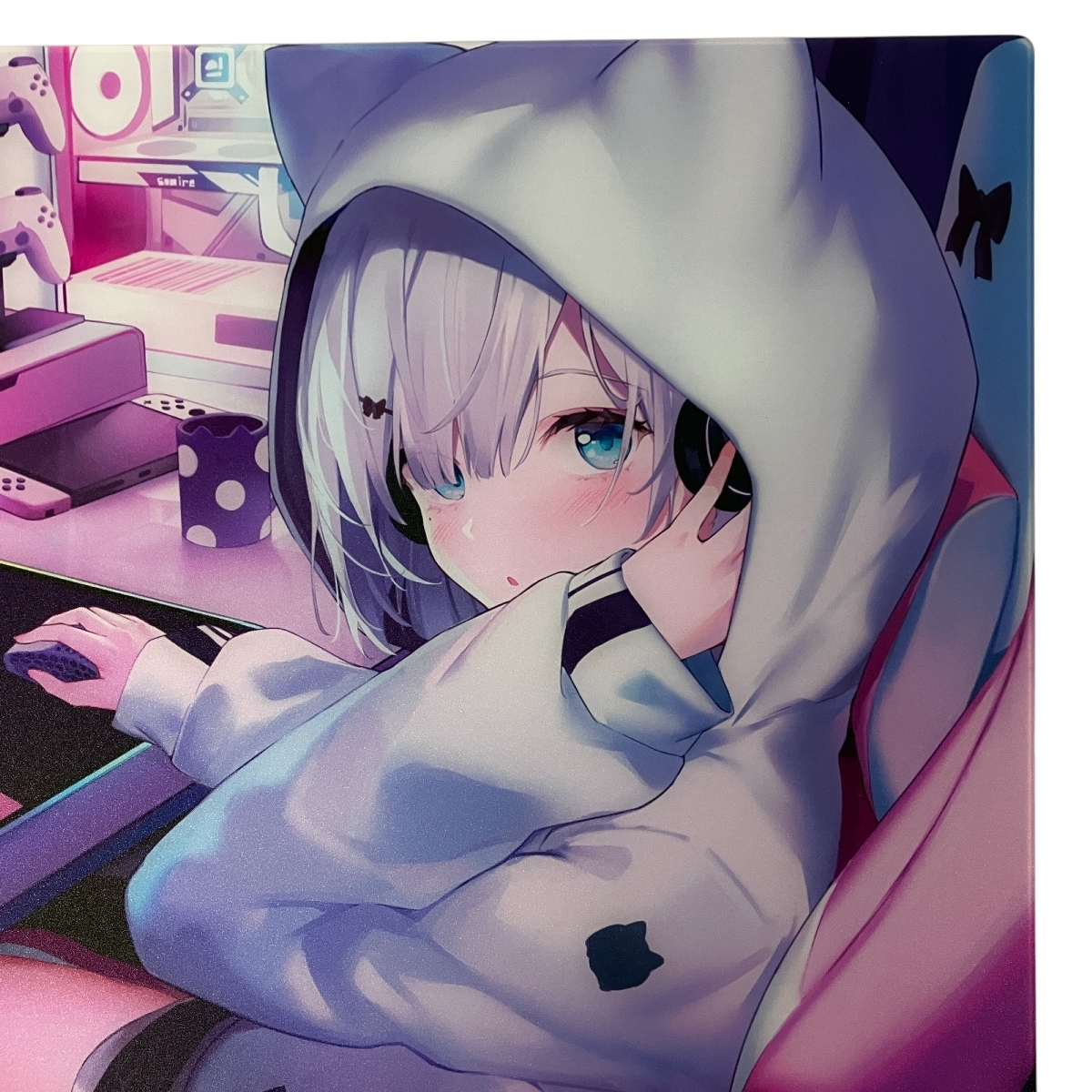 ぶいすぽっ! VSPO! GEAR 花芽 すみれ ガラス マウス パッド PC ぶいすぽっ! VSPO! GEAR 花芽 すみれ ガラス マウス パッド PC